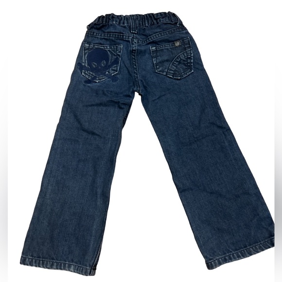 Limited Edition Boys Joes Premium Denim Skull rivets Button Embroidery Jeans - Picture 1 of 6